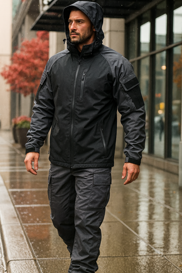 StormShield™ Waterproof Tactical Jacket – Premium Windbreaker